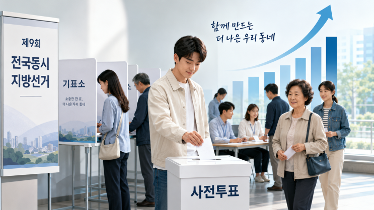 6.3 지방선거 <b>사전투표율 역대 최고</b>!