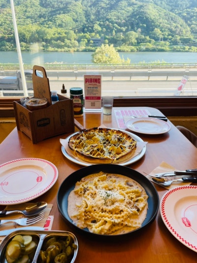 팔당역맛집 피빙 팔당점, 압도적인 크기의 피자와 남양주팔당파스타 평일세트 솔직후기