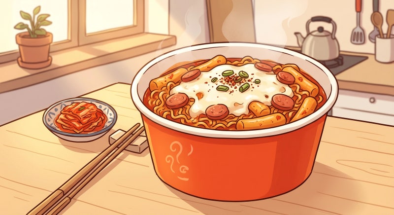 왕뚜껑 라볶이 조리법·레시피 5가지