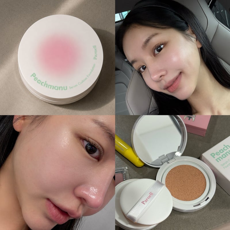 다이소 화장품 추천템 | 파넬 피치마누 세럼 쿠션 팩트 건성 피부 후기