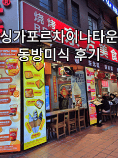  싱가포르 차이나타운 동방미식 후기 | 꿔바로우·양꼬치 가격·메뉴·위치 총정리