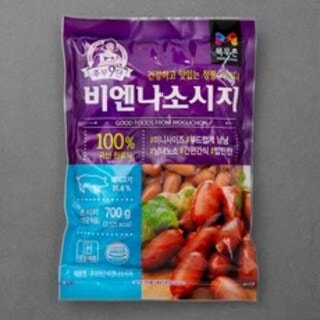  주부구단 목우촌 비엔나 소시지 700g - 든든한 한 끼 메인 반찬