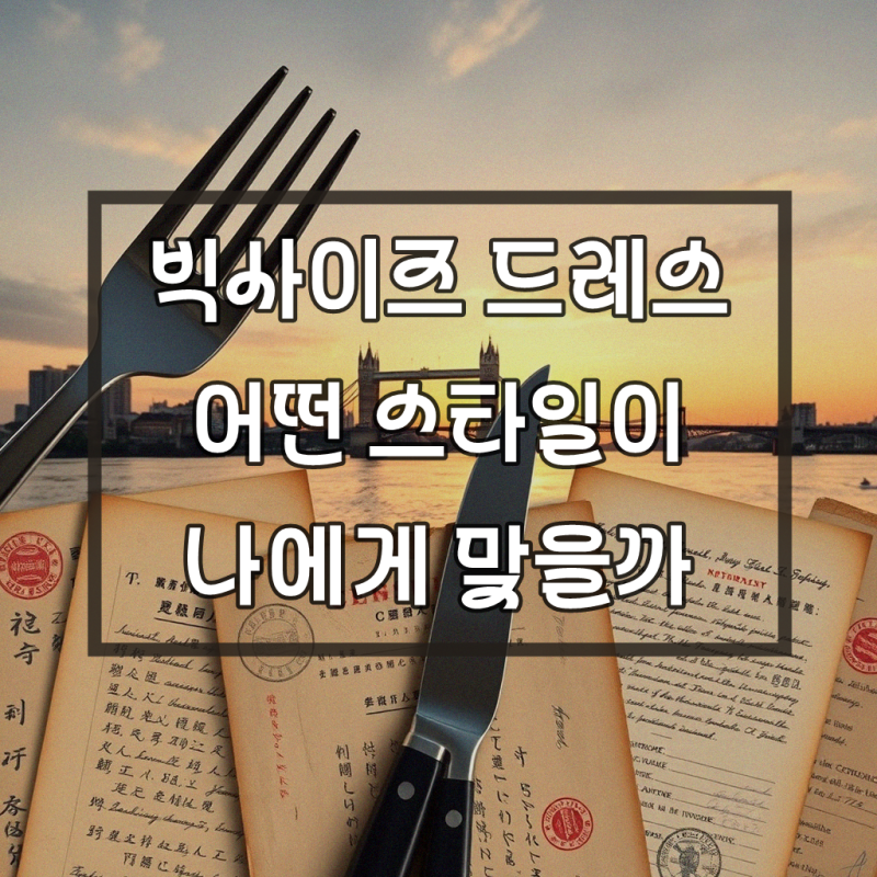 빅사이즈 셀프 웨딩드레스, 중요한 체크포인트