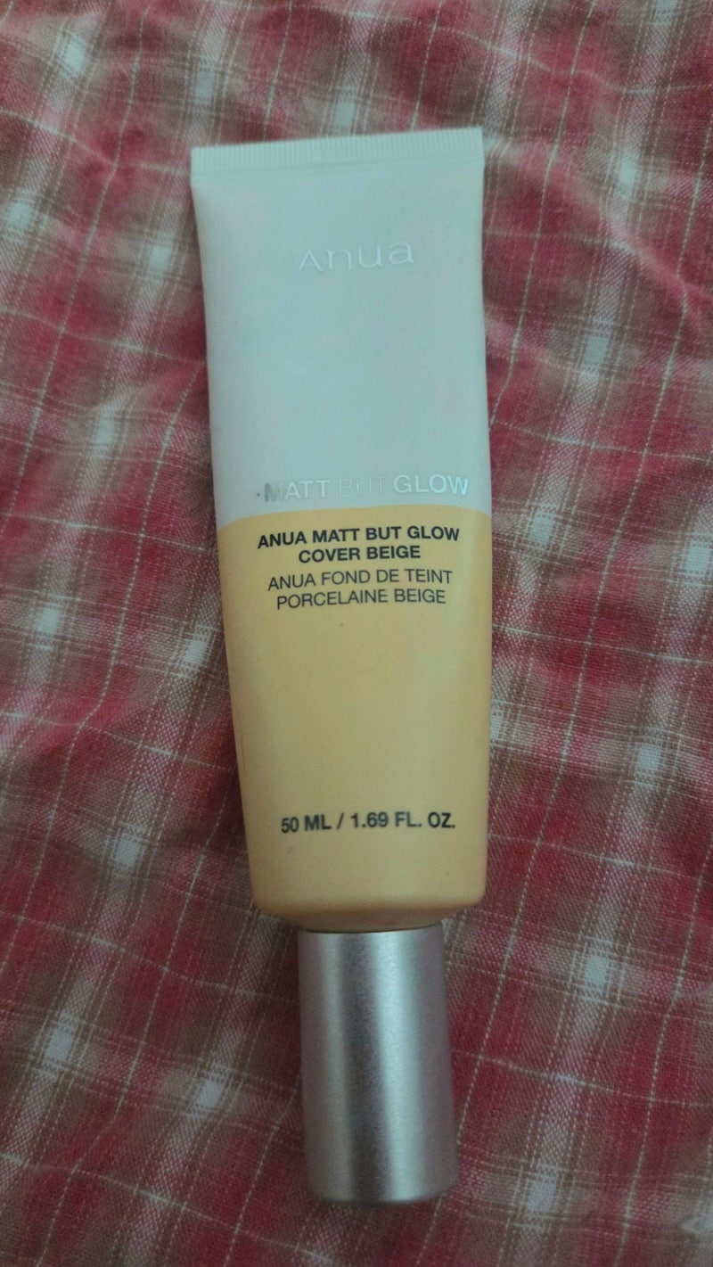 내돈내산 아누아 매트벗글로우 커버베이지 50ml 후기 파데프리추천 청담샵사용