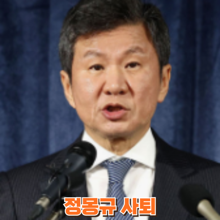 정몽규 사퇴 선언, 13년 <b>대한축구협회</b> 시대 막 내리나?