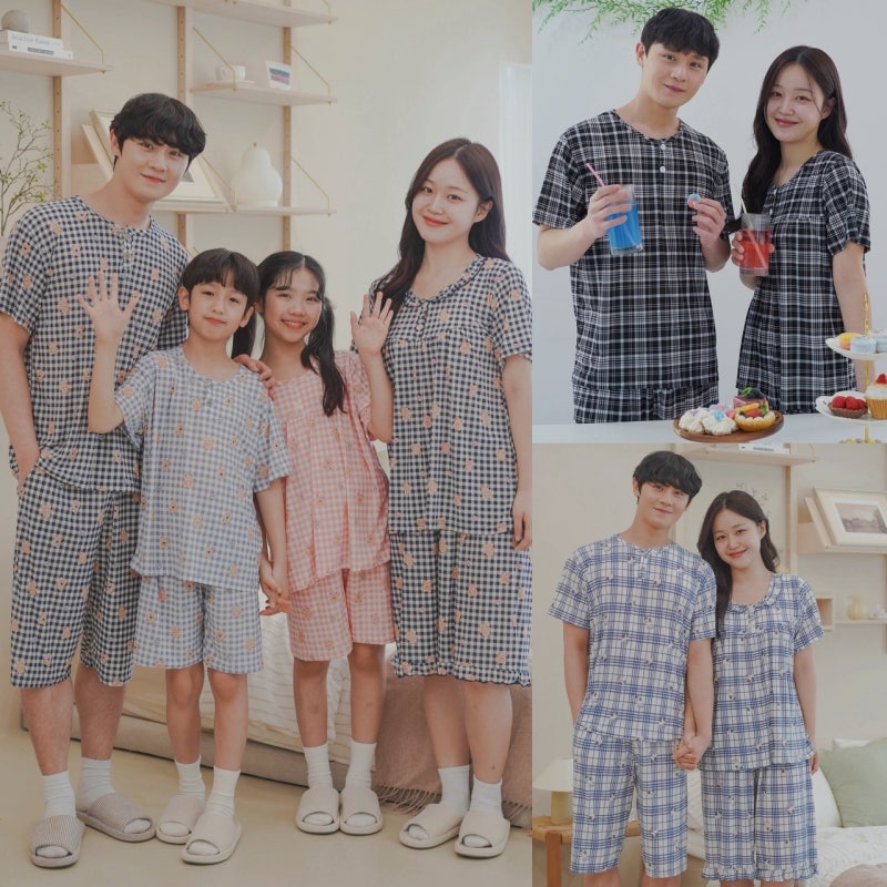 여성빅사이즈잠옷 완전 추천! 폭스클럽 여름잠옷 냉감 가족 파자마 솔직 후기