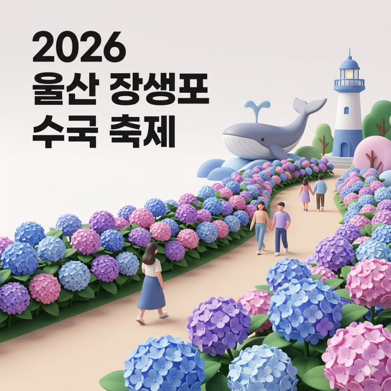 2026 울산 장생포 수국 축제: 놓치지 말아야 할 일정과 방문 꿀팁!