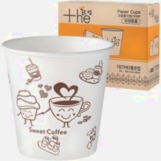  더좋은컵 천연펄프 종이컵 184ml 500개입 - 깔끔한 일회용 컵 선택