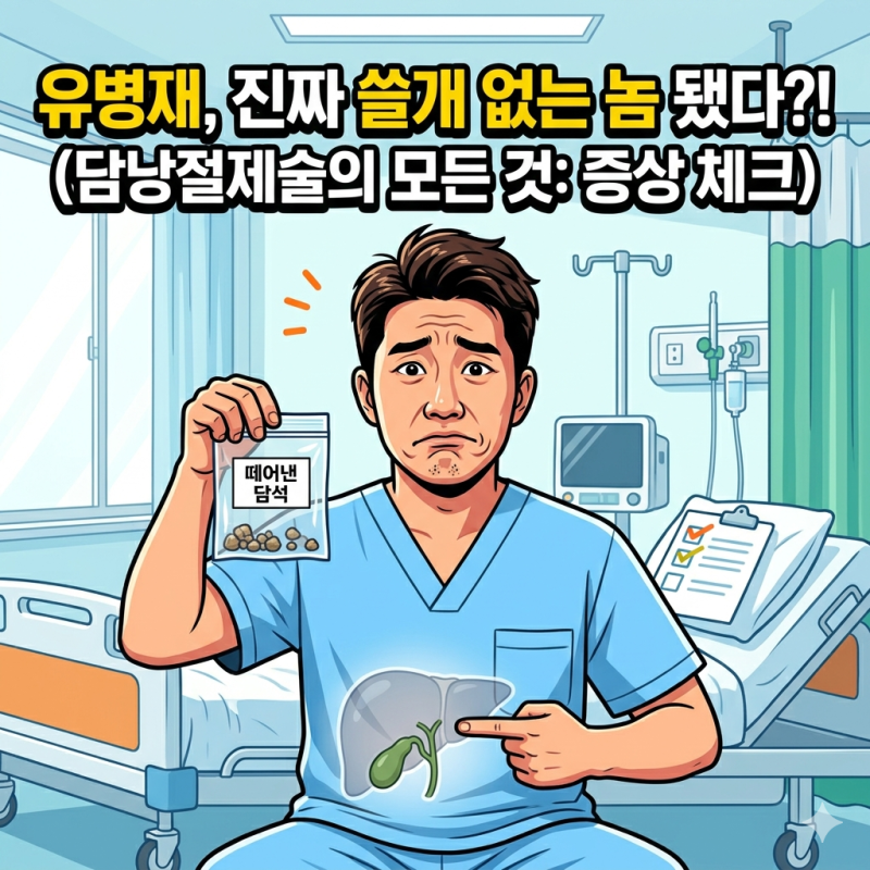"쓸개 없는 놈 됐다" 유병재 담낭절제술 고백, 도대체 왜 떼어냈을까? (증상 총정리)