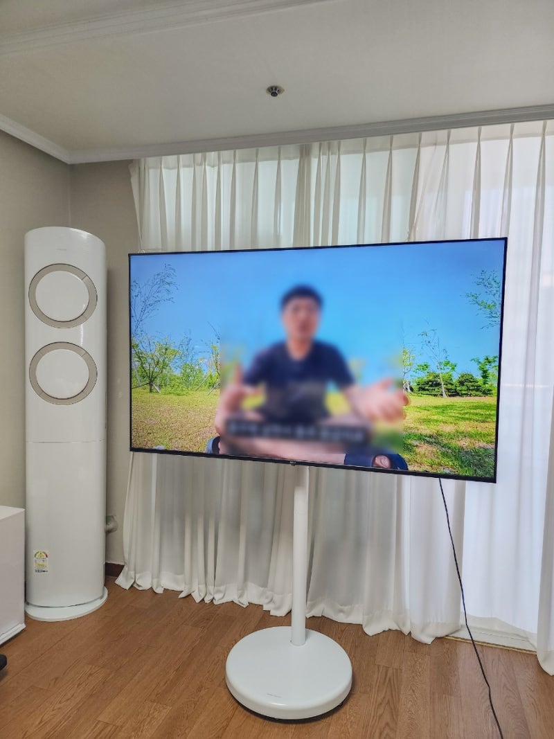 65인치 이동식 대형 티비거치대 카멜마운트 후기