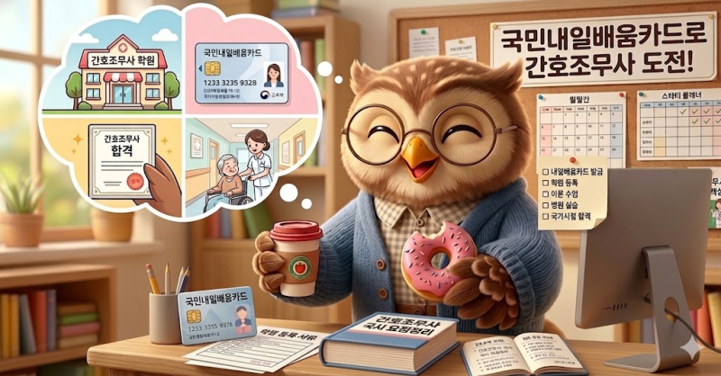 [루담효 소식통] 국민내일배움카드로 간호조무사 학원 등록하는 방법｜국비지원·훈련장려....