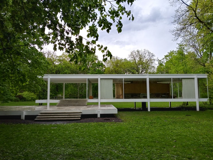  모더니즘 건축의 정수, 판스워스 하우스(Farnsworth House) | 이삭건축사 촬영