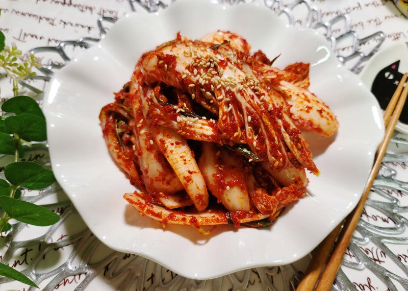 아삭하고 시원한 배추 겉절이 만들기, 찹쌀 풀 없이 간편하게 담드는 초간단 겉절이 레시피