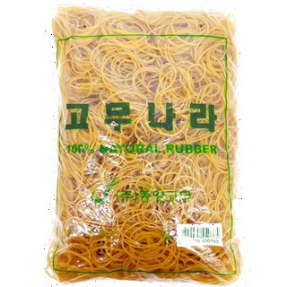  고무나라 동양고무 1KG - 대용량 노란 고무줄 작업 필수템