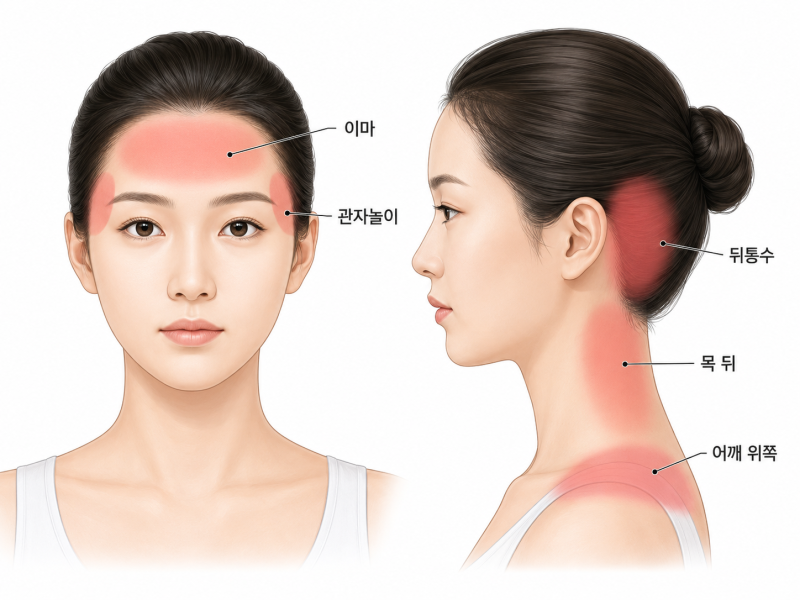 긴장성 두통에 대한 물리치료 중재