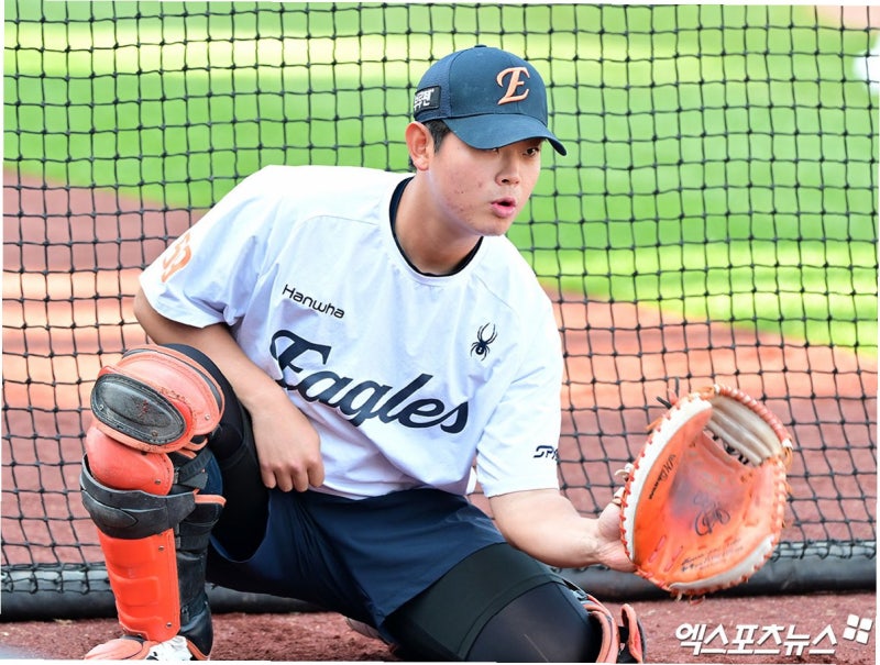 한화 23세 괴물 포수 허인서, 5월 홈런 1위 질주! 신인왕·골든글러브까지 넘본다