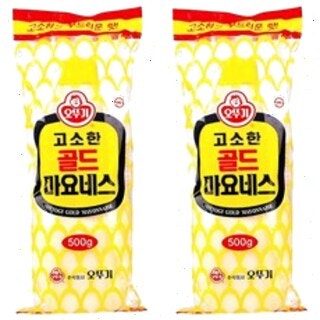  오뚜기 고소한 골드 마요네즈 500g 2개 - 부드러움의 정석