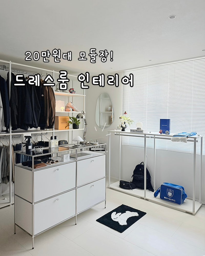 5월 추천 살림템! 가성비 모듈장과 수납함으로 드레스룸 정리하기