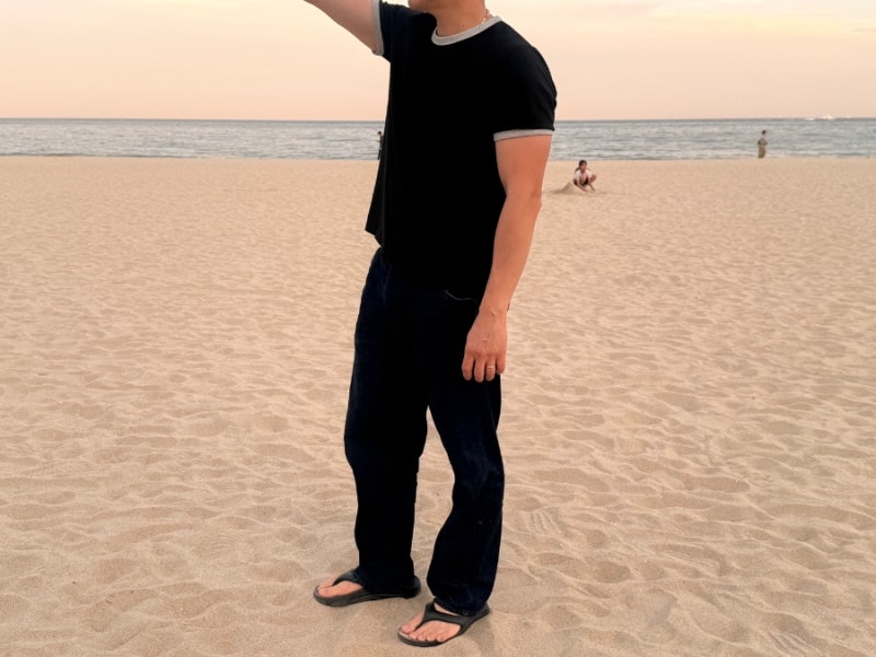 편안한원단이 매력적인 데일리웨어 알브이디 크롭 코튼모달 머슬핏 링거티