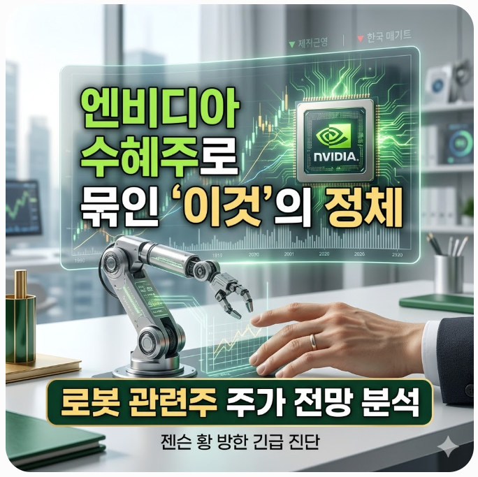  엔비디아 수혜주로 묶인 '이것'의 정체, 로봇 관련주 주가 전망 분석
