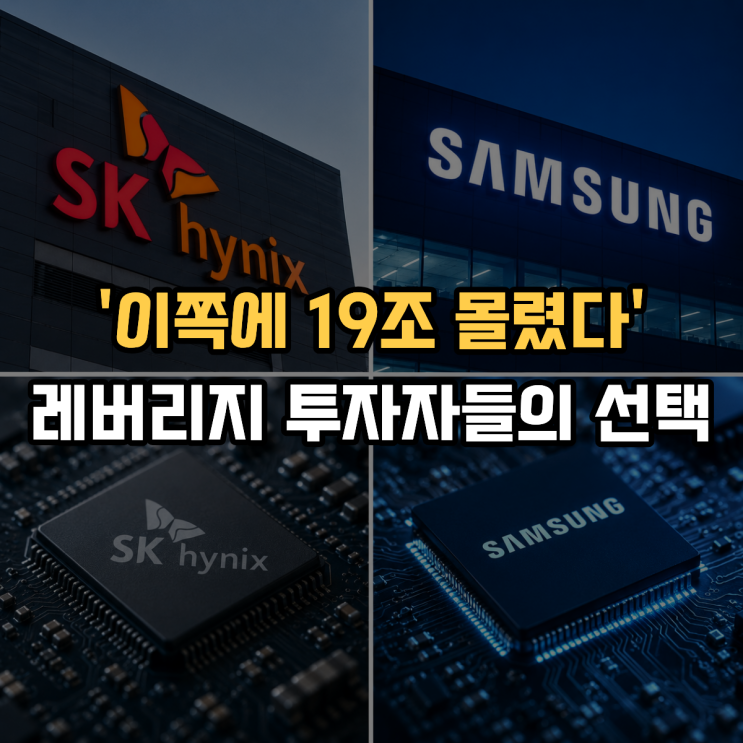  "삼성전자 말고 이쪽에 19조 몰렸다" 레버리지 투자자들의 선택