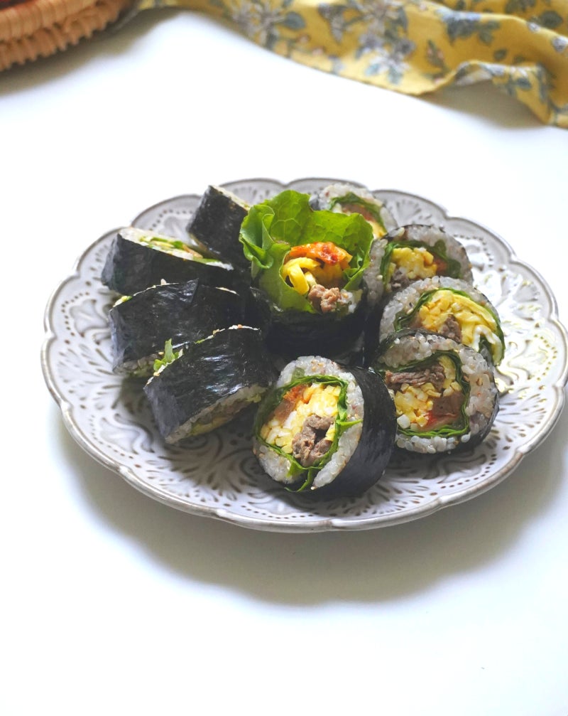 소고기 김밥 만들기 소불고기 레시피
