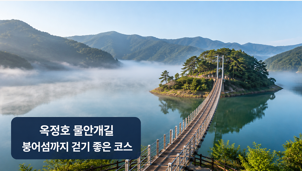 옥정호물안개길 사진 1