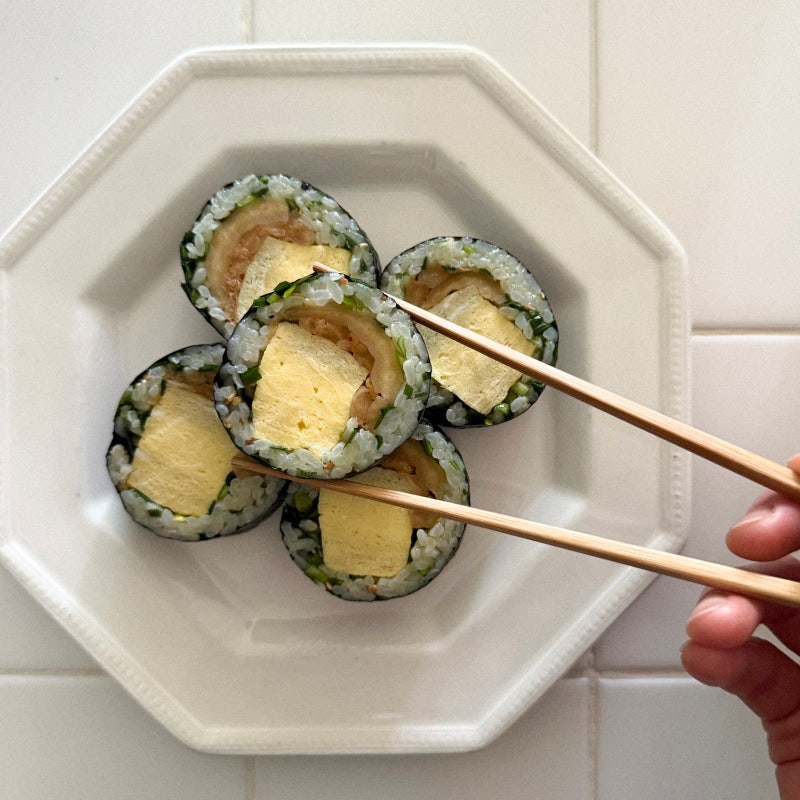 부추 계란 김밥 레시피 초간단 꼬마김밥 만들기