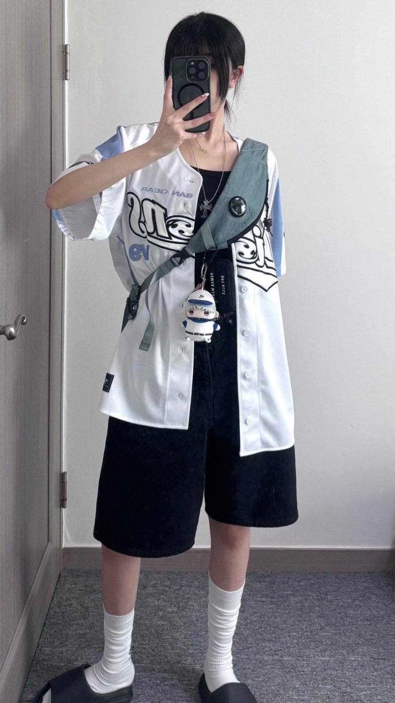 [SANSANGEAR] 산산기어 x 삼성 라이온즈 저지 화이트 Sansan Gear x Samsung Lions Jersey White / 구매 리뷰 ....