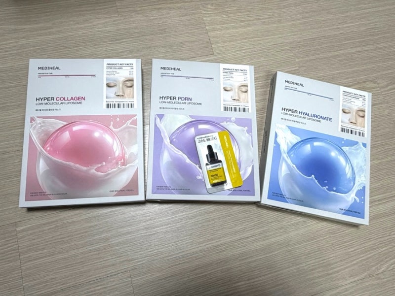 [메디힐 하이드로겔 마스크팩 후기] 콜라겐·히알루론산·PDRN 사용 후 알레르기 반응