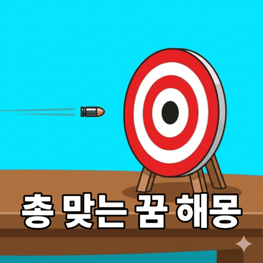  총 맞는 꿈  머리 목 가슴 배 등 부위별 상세한 해몽
