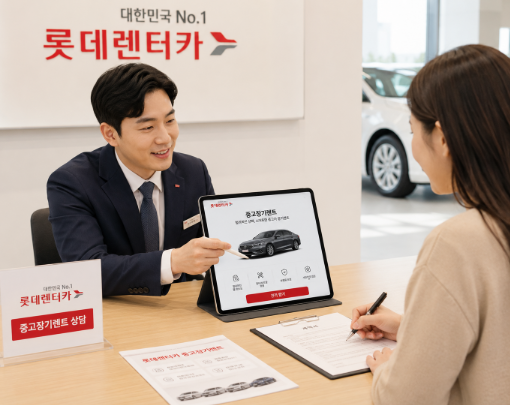 신뢰가는 롯데렌터카로 계약하는 월단기렌트카, 한달렌터카, 월렌트카 조건 안내