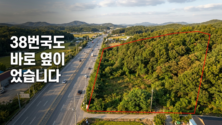 이천 장호원읍 송산리 임야 매매 3,180｜38번국도 대로변 계획관리지역 개발부지 급매