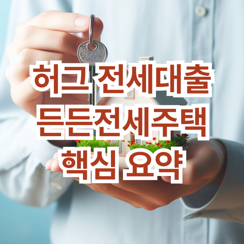 허그 전세대출과 HUG 든든전세주택 핵심 요약