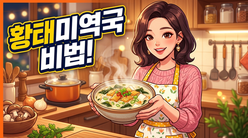 소고기보다 시원해요 황태미역국 끓이는법 비법 공개
