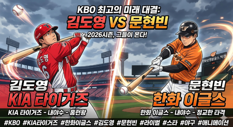  KBO의 미래 김도영 vs 문현빈