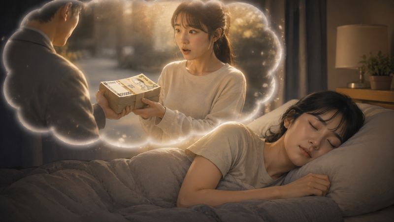 꿈해몽 돈다발 돈 뭉치 받는 꿈