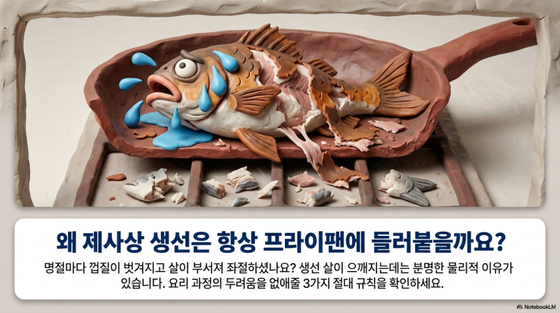 제수용 생선 조리 가이드: 예쁜 모양 유지하며 안 부서지게 요리하는 꿀팁!