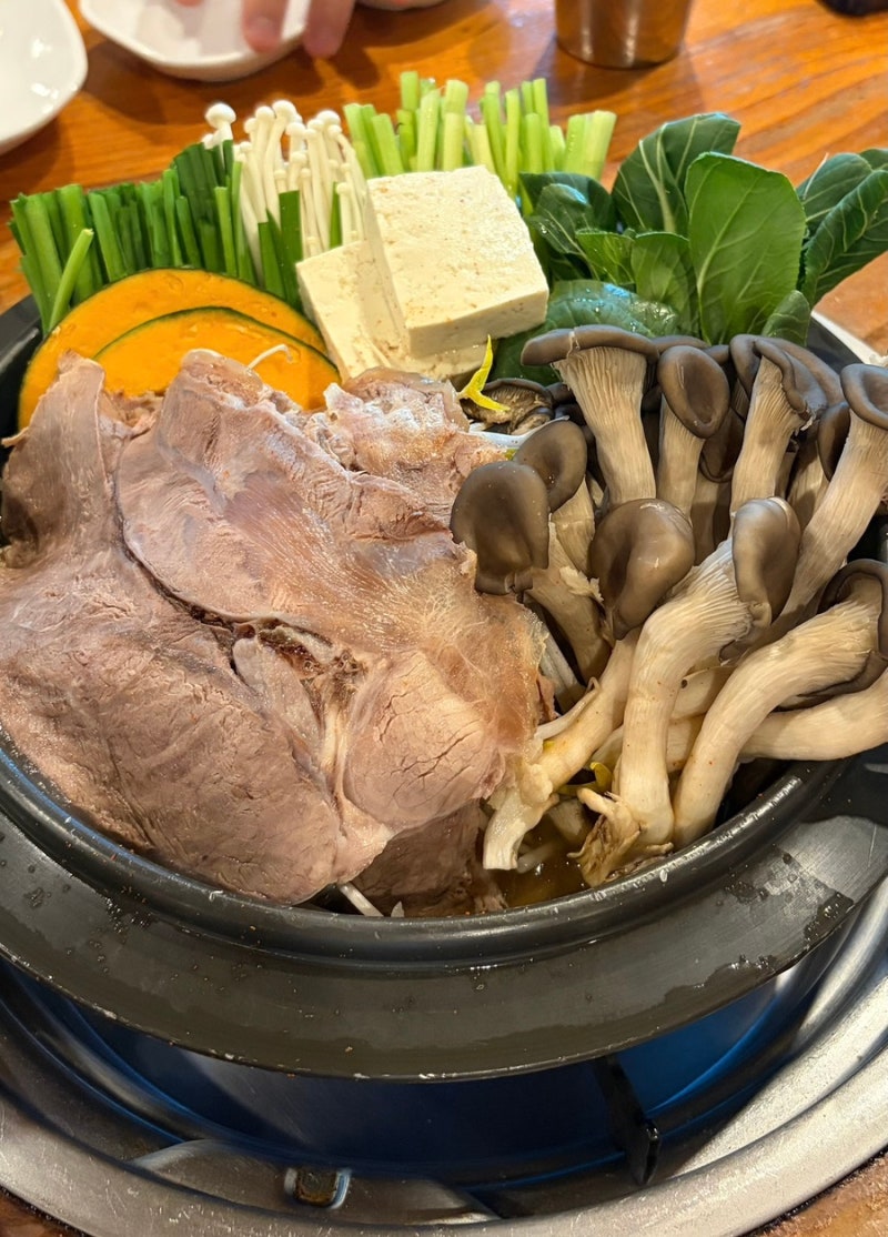 동이손만두-포천 국립수목원 맛집, 손만두 전골 추천