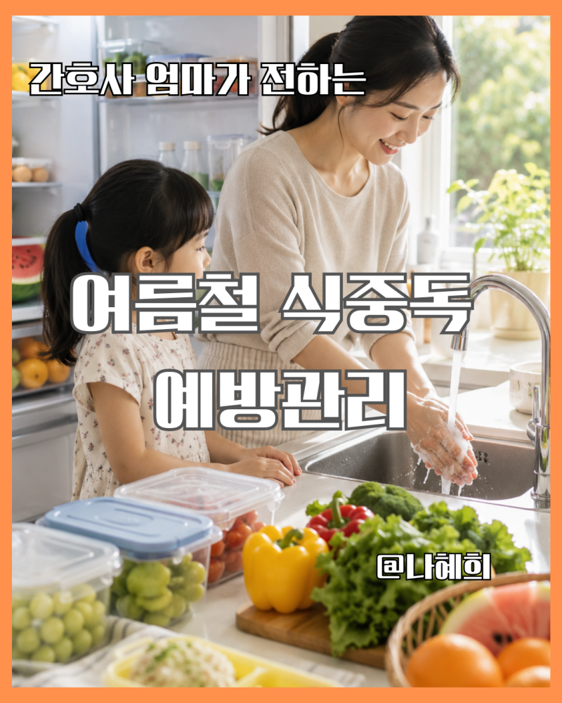 아이 있는 집 여름철 식중독 예방｜냉장고 관리부터 손 씻기까지