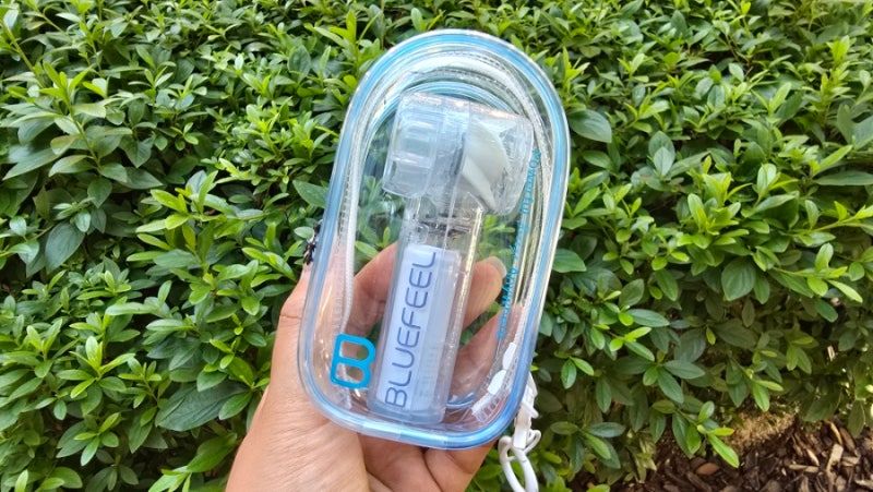 휴대용 선풍기 비행기 기내반입 가능한 블루필 미니 파우치팬