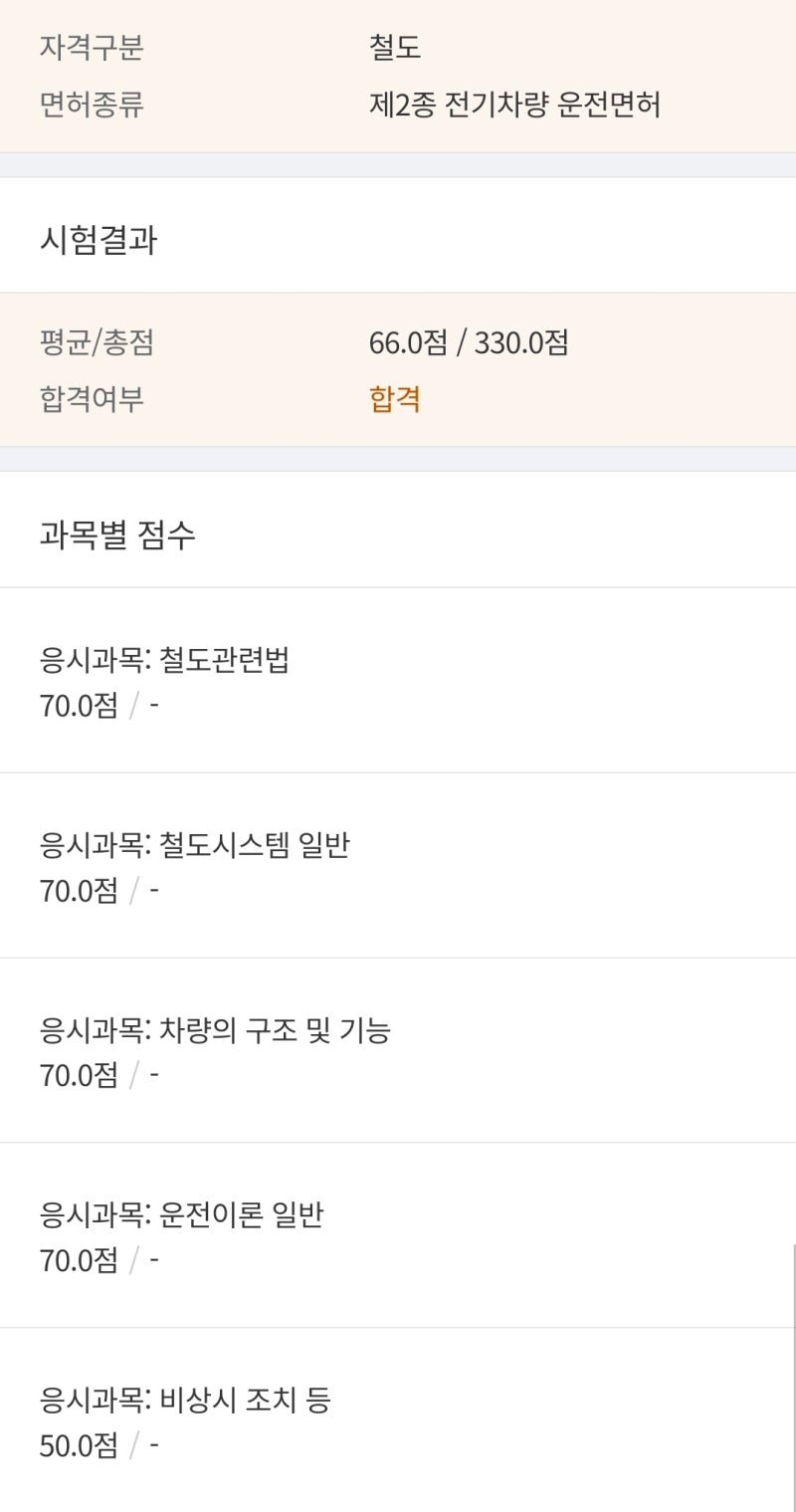 [제 2종 전기차량 운전면허] 입교시험, 필기시험 합격수기 자세한 시험정보 기관사 준비