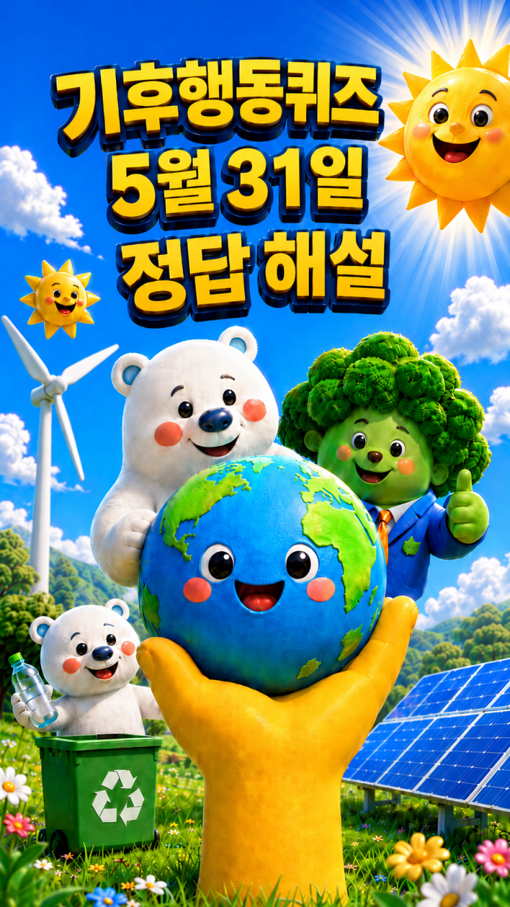  기후행동퀴즈 5월 31일 정답 공개, 오늘 문제 해설·숲과 탄소저장소