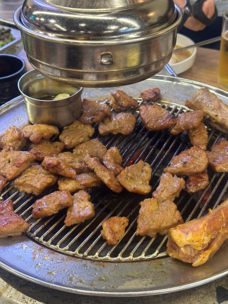 도농역 돼지갈비 흥부골 숯불돼지 숯불향 가득한 고기집