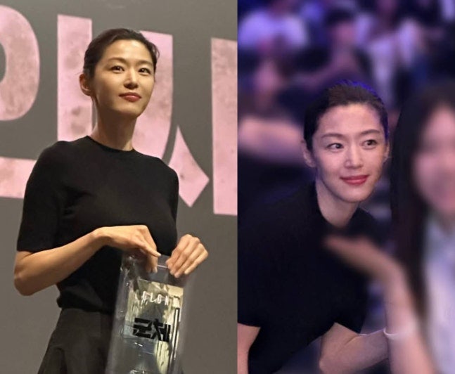 전지현, 11년동안 어떻게 참았어? 무대인사 적응력 갑, "천송이·예니콜 그 자체" 밈까지 소화