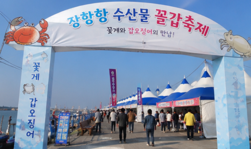 서천 장항항 수산물 꼴갑축제 왜 매년 사람이 몰릴까?갑오징어와 꽃게를 한 번에 즐길 수 있....