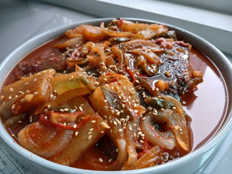 가자미 조림