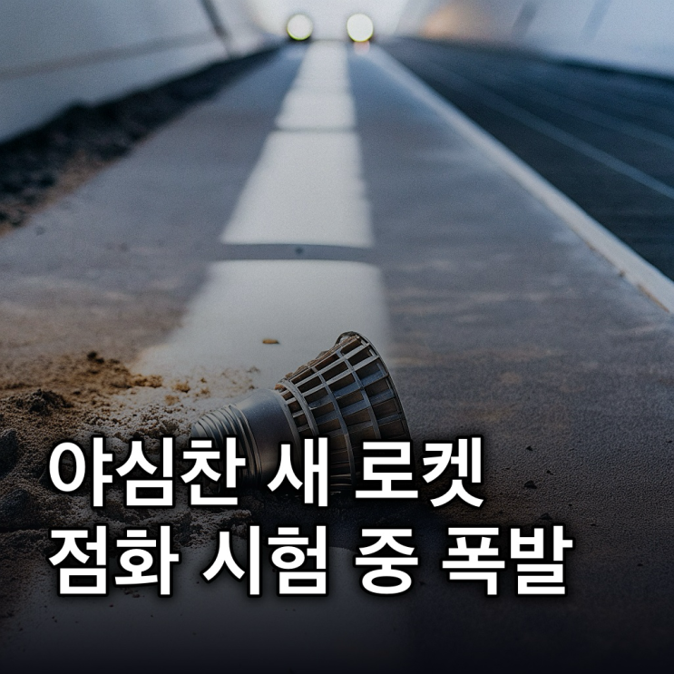  블루오리진 뉴글렌 폴발 블루오리진 뉴글렌 로켓, 엔진 점화 시험 중 폭발 사고 발생