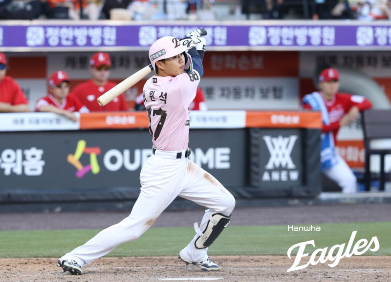 "1할 타자가 3할이 됐다" 한화가 드디어 찾은 '진짜 중견수' 이원석