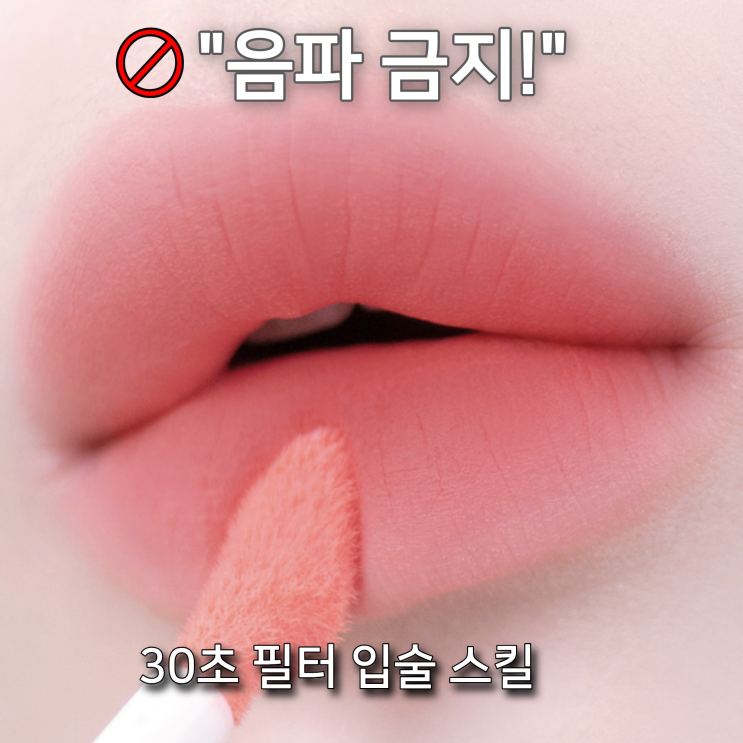  "음파음파 하지 마세요" 블러틴트 밀림 없이 필터 입술 만드는 30초 히든 스킬(에뛰드 픽싱틴트)